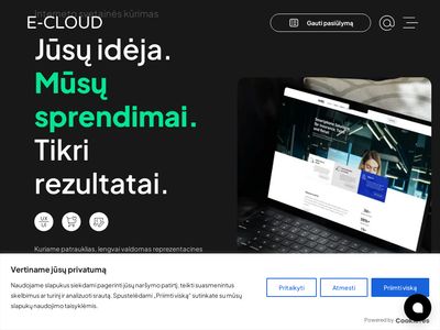 Interneto svetainių kūrimas | Elektroninės parduotuvės