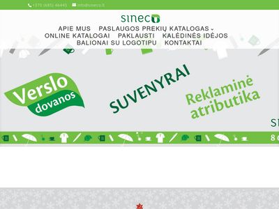UAB „SINECO” | Reklaminiai suvenyrai ir verslo dovanos