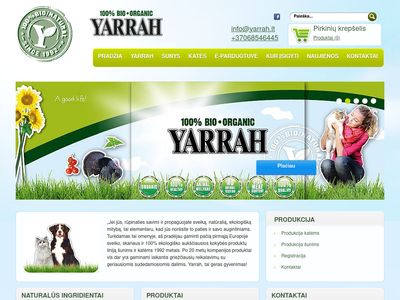 YARRAH | Šunų maistas pigiau.Sausas šunų maistas į namus ar biur