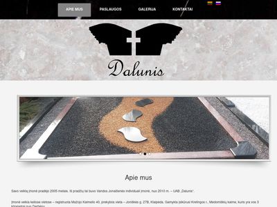 Dalunis | Paminklai, priedai, interjeras  www.dalunis.lt