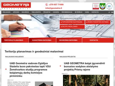 GEOMETRA – Į PRADŽIĄ  www.geometra.lt
