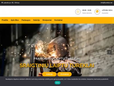 Apie mus – tureklų gamyba , įrengimas  www.tureklai.net