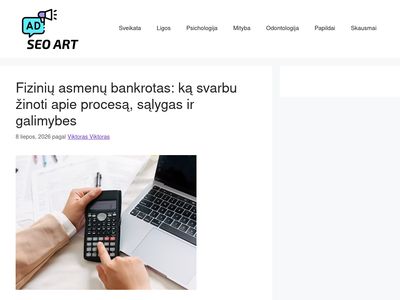 SEOArt paslaugos: SEO optimizavimas paieškos sistemoms
