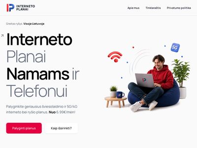 Interneto planai | Atrask geriausią interneto plan