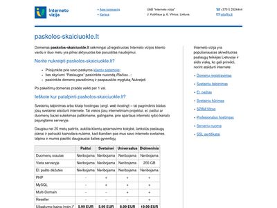 Paskolos Skaičiuoklė – 5000 LT 15 mėn už 10% palūkanų = 356