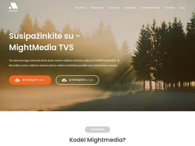 MightMedia TVS – Pradžia  www.mightmedia.lt