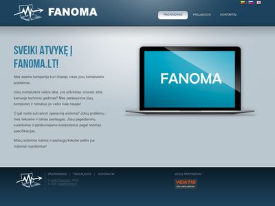 WELCOME TO FANOMA.LT! |
Fanoma.lt    www.fanoma.lt