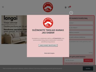 Plastikiniai langai iš įvairių PVC profilių | MANO NAMUKAS