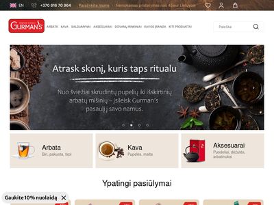 Gurmans – gurmans.lt  www.gurmans.eu