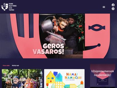 Kauno valstybinis lėlių teatras – Naujienos  www.kaunoleles.lt
