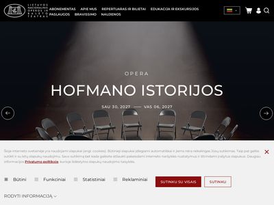 Pradžia – Lietuvos nacionalinis operos ir baleto teatras