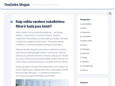 Gražutės regioninis parkas – Naujienos  www.grazute.lt