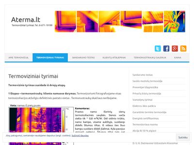 Aterma.lt | Termoviziniai tyrimai. Tel. 8-671-19199