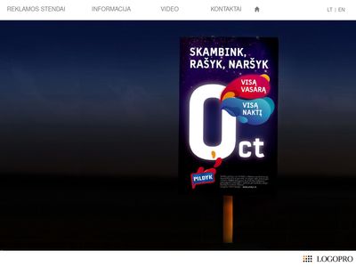 Lauko reklama – reklaminiai stendai automagistralėje – Logopro