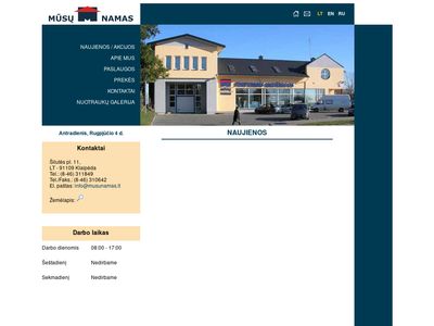 UAB "MŪSŲ NAMAS" – statybinės, ūkin&#279