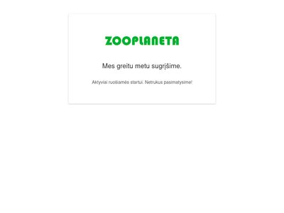 Gyvūnų priežiūros parduotuvė  www.zooplaneta.lt