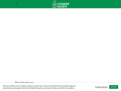 Lithuanian Holidays – Home  www.lithuanianholidays.lt