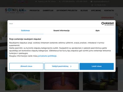 Sanilux.lt | Baseinų įranga ir įrengimas | Saunų bei garinių pir