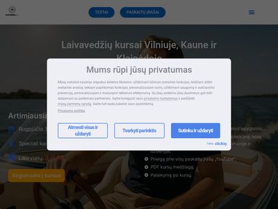 Laivavedžio Kursai, Katerio Teisės Vilniuje, Kaune