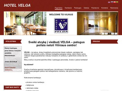 Main – Viešbutis "Velga"  www.hotelvelga.lt