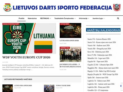 Naujienos – Lietuvos Darts federacija  www.dartsfederacija.lt