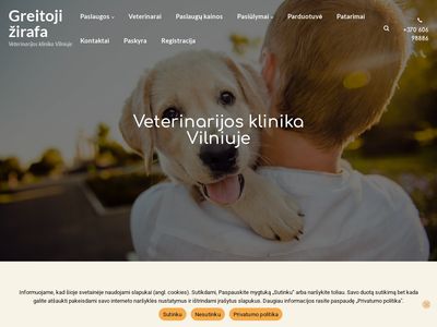 Veterinarijos klinika Vilniuje &mdash; Greitoji žirafa