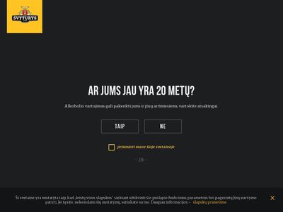 Švyturys – didžios šalies alus  www.svyturys.lt