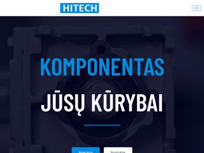 Hitech – komponentas jūsų kūrybai  www.hitech.lt