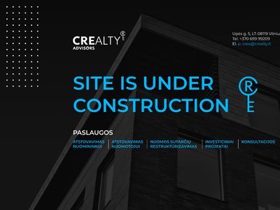 CREalty advisors  www.crealty.lt