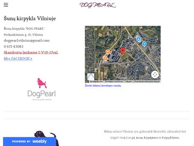 DOG PEARL – &scaron;unų kirpykla – Pradžia