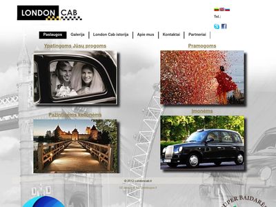 LondonCab Paslaugos  www.londoncab.lt
