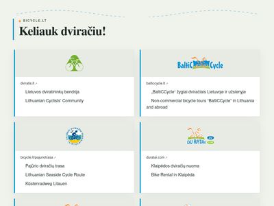 BaltiCCycle  www.bicycle.lt