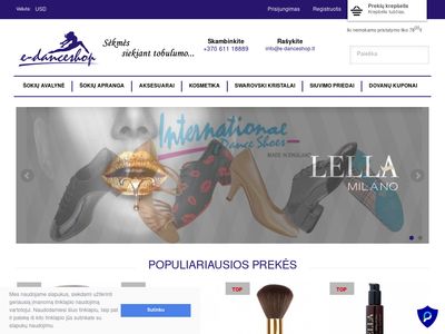 Internetinė parduotuvė – &scaron;okių avalinė, &