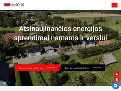 Atsinaujinančios energetikos sprendimai  viasolis.lt