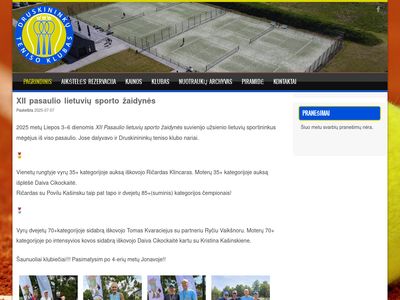 Druskininkų Teniso Klubas  www.tenisas.com