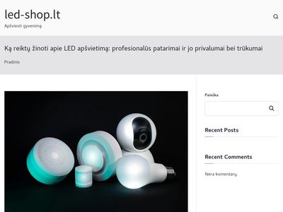 led-shop.lt: LED apšvietimas, LED juostos, lemputės, prožektoriai,