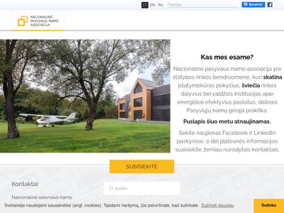 Nacionalinė pasyvaus namo asociacija | Kontaktai  www.pasyvuspastatai