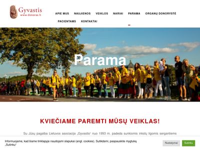 Titulinis – Donoras.lt  www.donoras.lt