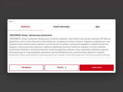 Nedegi izoliacija – ROCKWOOL  www.rockwool.lt