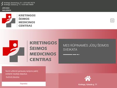Kretingos Šeimos Medicinos Centras – Apie mus  www.seimosmedicina.lt