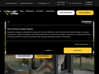 Plastikiniai langai | Balkonu stiklinimas | Sarvuotos durys