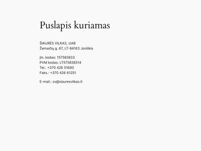 UAB „Siaures vilkas” – krovinių gabenimas, augalininkystė, birių