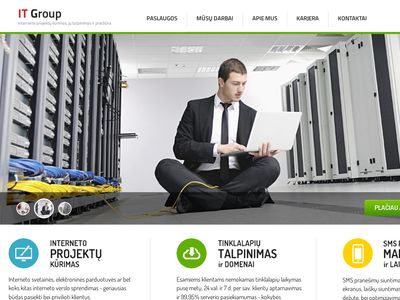 Interneto svetainių kūrimas, jų talpinimas ir marketingas – ITGroup