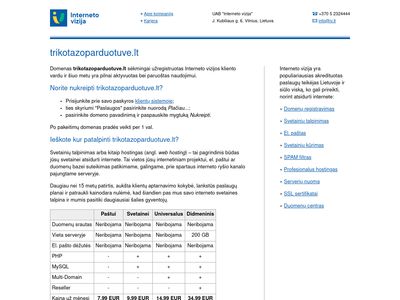 Svetainė moterims, kurios myli save  www.trikotazoparduotuve.lt