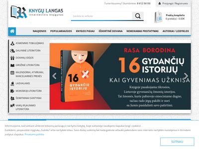 Knygų langas – Knygos internetu  www.knygulangas.lt