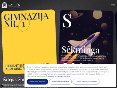 Saulės privati gimnazija  www.saulevilnius.lt