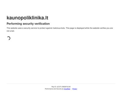 VšĮ Kauno Dainavos poliklinika – Pradinis puslapis