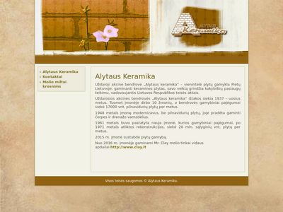 Alytaus Keramika: Alytaus Keramika  www.alytauskeramika.lt