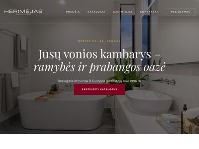 Herimėjas – viskas vonios kambariui. Vonios salonas, santechnika, mai