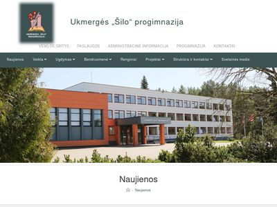 Informacija – Ukmergės „Šilo“ pagrindinė mokykla